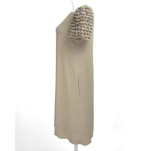 FOXEY NEW YORK 半袖ワンピース FOXEY フォクシー 27489 ワンピース 半袖 膝丈 フリル 38 ピンク 0325