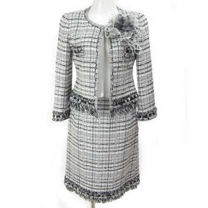 Rene（ルネ） 良品 TISSUE ミックスツイード ジャケット スカート