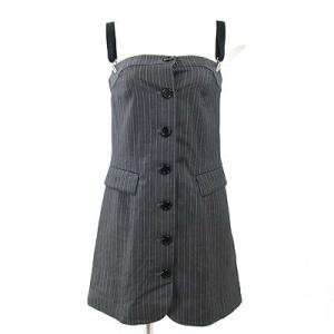 me&amp;me couture グレーストライプワンピース 1