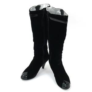 CHANEL◇G BOOTS SHOES/ショートブーツ/36.5/BLK : セカンドストリート