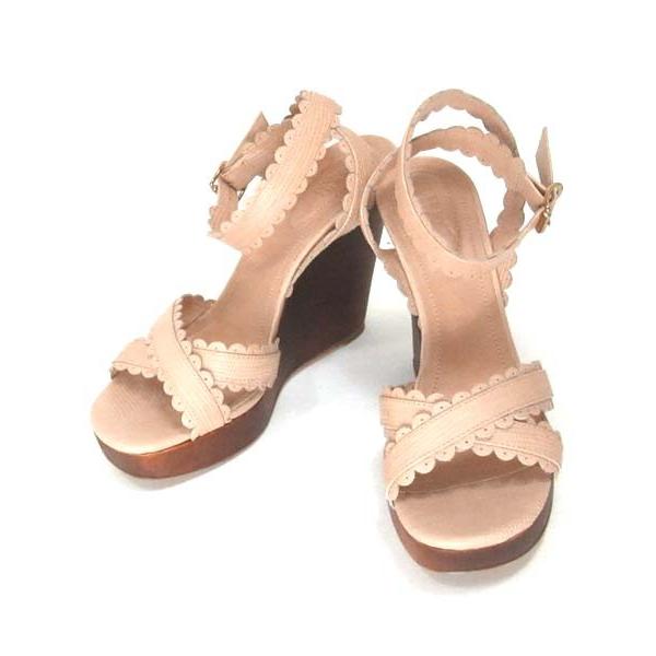 シーバイクロエ SEE BY CHLOE ベージュ サンダル 38