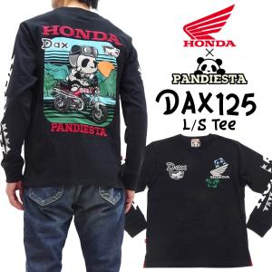 パンディエスタ ロンT PANDIESTA 長袖Tシャツ 大漁旗 大熊猫丸 刺繍