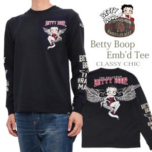BETTY BOOP（ベティ ブープ） ブレイブマン 長袖Tシャツ エンジェル
