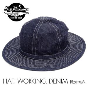 BUZZ RICKSON'S バズリクソンズ BR01476 ハット デニム メンズ BUZZ RICKSON'S バズリクソンズ BR01476 ハット デニム メンズ