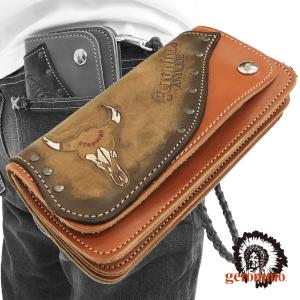 DEGNER/デグナー】レザーロングウォレットハーレー！バイカーズ