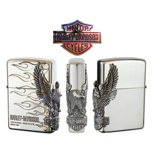 ハーレーダビッドソン ZIPPO ジッポ 大鷲 HDP-04 サイドメタル 新品