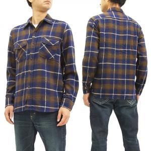Lee ネルチェック ワークシャツ LT0596 リー メンズ ネルシャツ 長袖シャツ lt0596 ダークブラウン 新品