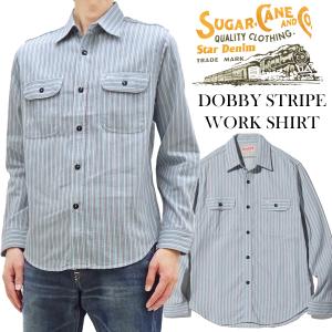 SUGAR CANE 綿100%シャツ 日本製 SUGAR CANE シュガーケーン ブルーデニム 長袖 ウエスタン シャツ