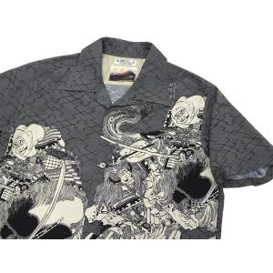 サンサーフ × 葛飾北斎 アロハシャツ SUN...の詳細画像4