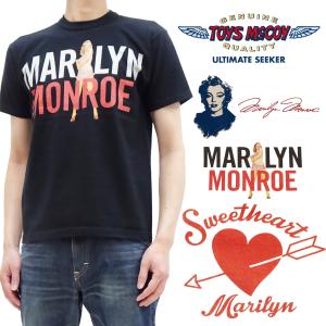 トイズマッコイ 半袖Tシャツ Toys McCoy MARILYN MONROE TEE PIN UP GIRL TMC2310 ブラック 新品｜rodeomatubara