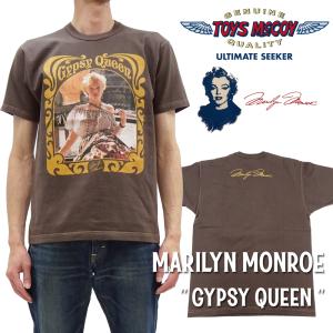 トイズマッコイ マリリン・モンロー Tシャツ Toys McCoy MARILYN MONROE TEE GYPSY QUEEN TMC2415 D.チャコール 新品｜rodeomatubara