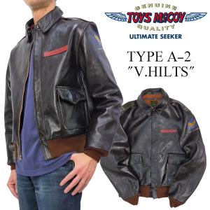 トイズマッコイ A-2 フライトジャケット CAPTAIN V.HILTS スティーブ・マックィーン TOYS McCOY レザージャケット TMJ2412-052 新品｜rodeomatubara