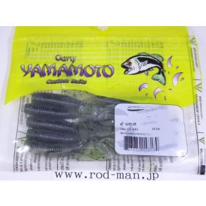 ゲーリーヤマモト4インチグラブウォーターメロン/ギル#343