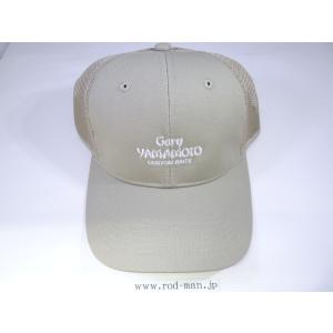 ゲーリーヤマモト　GYコットンツイルメッシュキャップ　#ライトベージュ