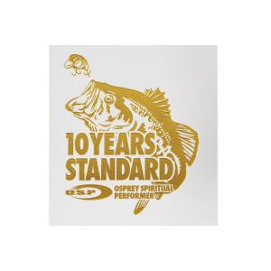 オーエスピー★3Dステッカー★#10 years standard ゴールド