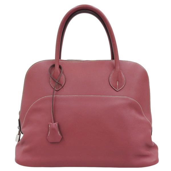 エルメス HERMES ボリードリラックス35 ハンドバッグ ボーシッキム ローズウッド シルバー金...