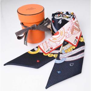 エルメス Hermes スカーフ90 ボルデュック チェック スカーフ シルク