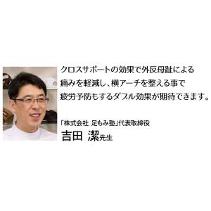 送料無料 外反母趾クロスゲルサポーター 日本製の詳細画像5