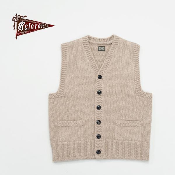 BELAFONTE ベラフォンテ  ベスト “RAGTIME BUTTON FRONT KNIT V...