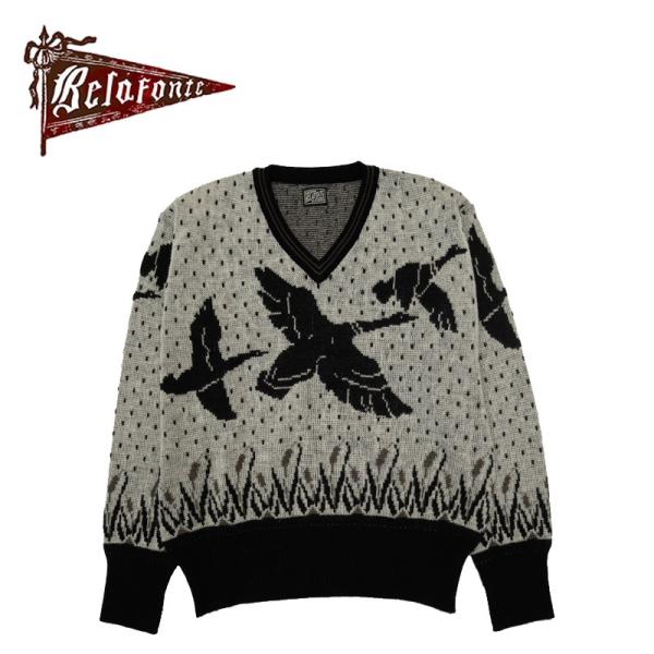 BELAFONTE ベラフォンテ  ニットセーター  RAGTIME WILD DUCK V NEC...