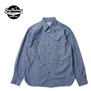 BUZZ RICKSON'S BR25995 バズリクソンズ BLUE CHAMBRAY WORK SHIRT