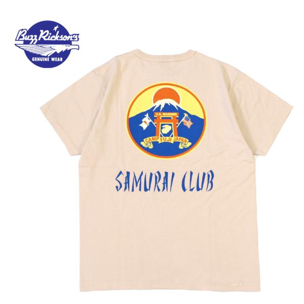 BUZZ RICKSON'S バズリクソンズ　半袖Tシャツ "CAMP FUJI SAMURAI C...