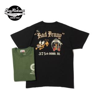 BUZZ RICKSON'S バズリクソンズ 半袖Tシャツ  "375th BOMB. SQ."  BR79346