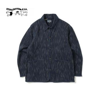 STUDIO D'ARTISAN　ステュディオ・ダルチザン　ジャケット　“RAIN刺し子ジャケット”　4587｜rogues