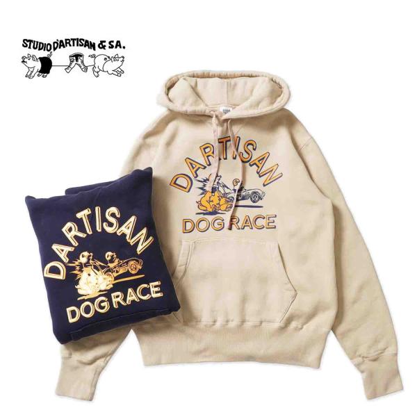 STUDIO D'ARTISAN ステュディオ・ダルチザン パーカー "DOG RACE"  819...