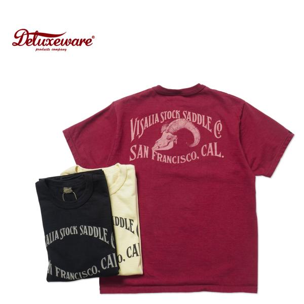 DELUXEWARE デラックスウエア 半袖 Tシャツ "SADDLE"  DXTS-2601