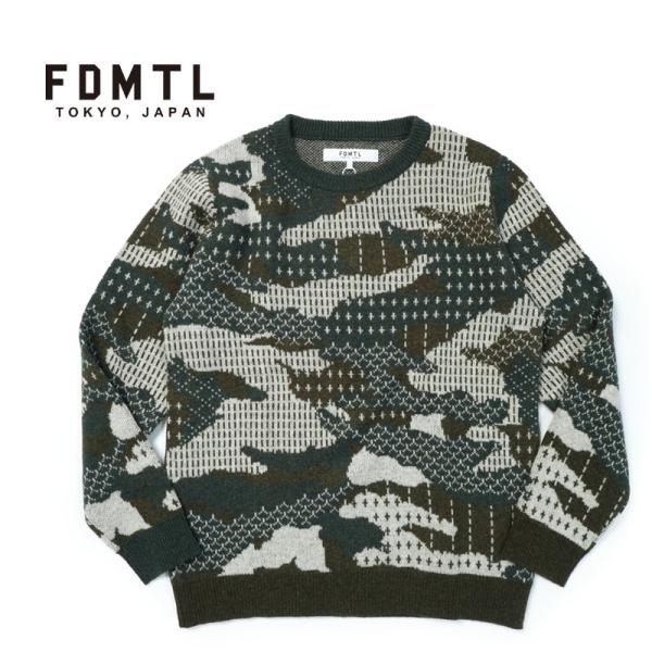 FDMTL ファンダメンタル セーター "PATCHWORK WOOL SWEATER" WL31