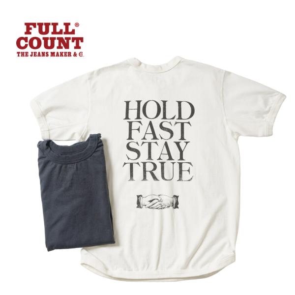 FULLCOUNT フルカウント 半袖 Tシャツ "HOLD FAST STAY TRUE"  52...