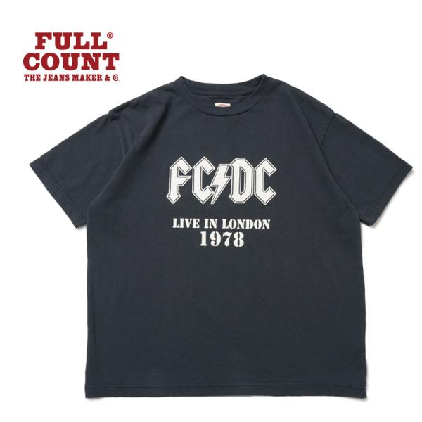 FULLCOUNT フルカウント 半袖 Tシャツ &quot;FC/DC Live In London&quot;  5...