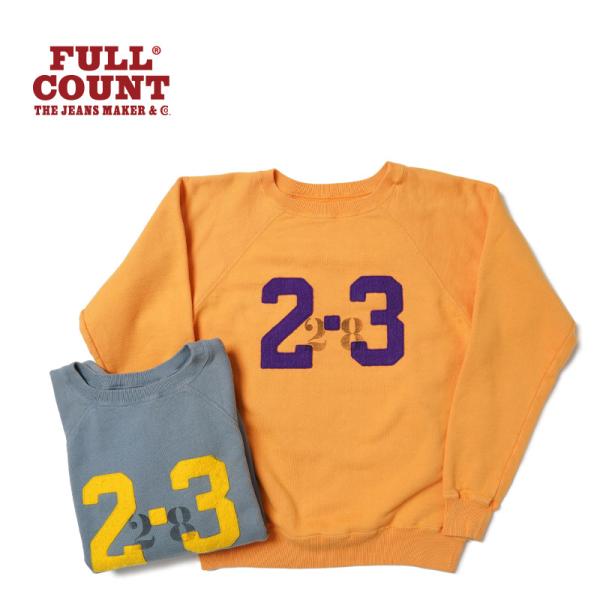 FULLCOUNT フルカウント　スウェット トレーナー　Raglan Sleeve College...