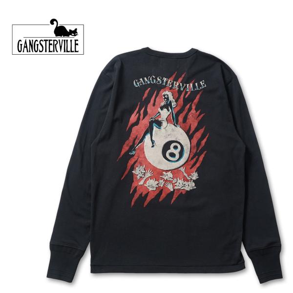 GANGSTERVILLE ギャングスタービル 長袖 Tシャツ “GAMBLERS - L/S HE...