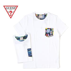 GUESS ゲス 半袖 Tシャツ "PRINTED POCKET TEE" M0GI68K6XN0｜rogues