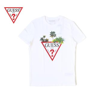 GUESS ゲス 半袖 Tシャツ "Palm Triangle Logo Tee" M0GI76I3Z00｜rogues