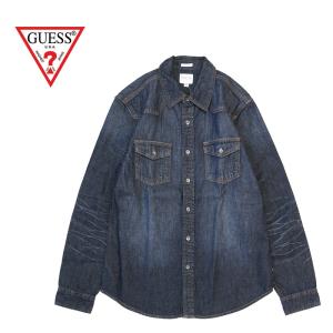 GUESS ゲス 長袖 デニム シャツ "REGULAR FIT DENIM WESTERN SHIRT" M73H13R2SK0｜rogues