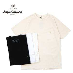 ナイジェルケーボン ポロシャツ Nigel Cabourn ナイジェルケーボン リボン 胸ポケット ポロシャツ