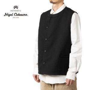 Nigel Cabourn ナイジェルケーボン ベスト “FARMER VEST CAVALRY TWILL” 80470470901｜rogues