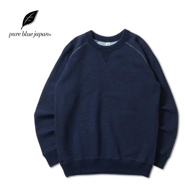 pure blue japan ピュアブルージャパン  スウェット  “Yarn Dyed Indi...