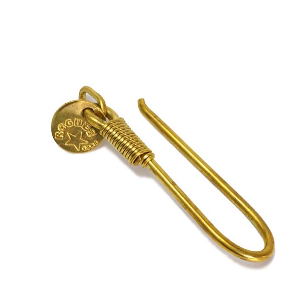 ROGUES ろーぐす　キーフック　"オリジナル真鍮キーフック"　KEY-01