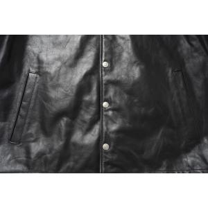 Schott ショット レザー コーチジャケッ...の詳細画像5