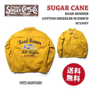 SUGAR CANE シュガーケーン ジャケット "ROAD RUNNER COTTON DRIZZLER W/EMB'D" SC13497｜rogues