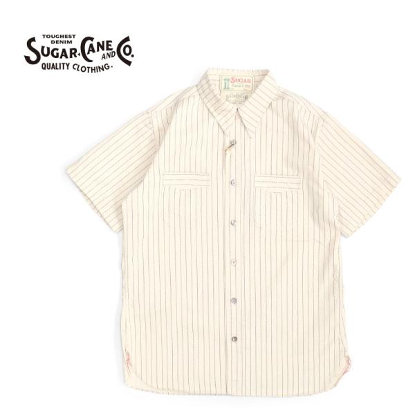 SUGAR CANE シュガーケーン 半袖シャツ FICTION ROMANCE “8.5oz. W...