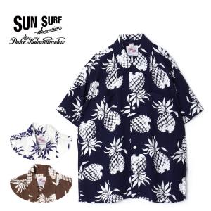 SUN SURF サンサーフ 半袖 アロハシャツ　DUKE KAHANAMOKU SPECIAL EDITION　"DUKE'S PINEAPPLE"　DK36201