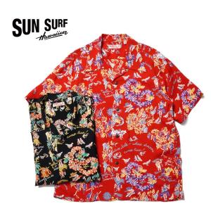 【予約商品】SUN SURF サンサーフ 半袖 アロハシャツ　“MOEUHANE -DREAM CASTLE-”  SS39219