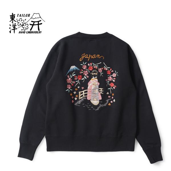 TAILOR TOYO テーラー東洋 スウェット トレーナー SUKA CREW SWEAT EMB...