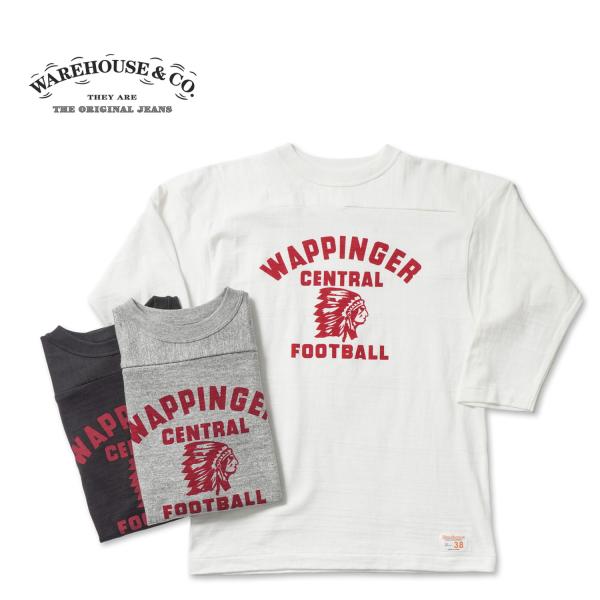 WAREHOUSE ウエアハウス 7分袖 フットボールT Lot.4063 "WAPPINGER" ...