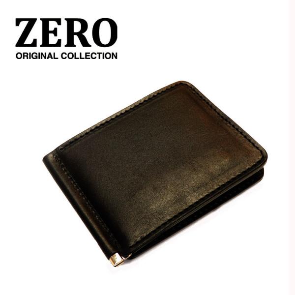 ZERO ゼロ ウォレット “MONEY CLIP CARD CASE” BLACK ZERO-MC...